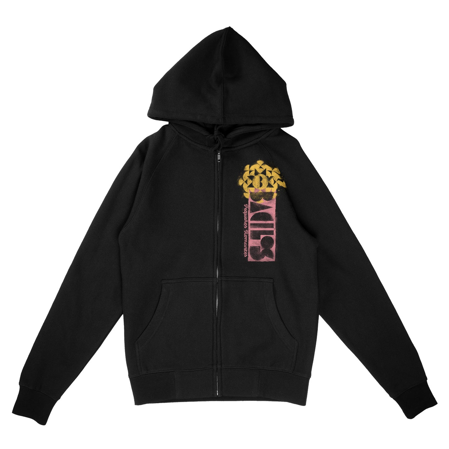 Pequeños Romances - Black Zip Hoodie