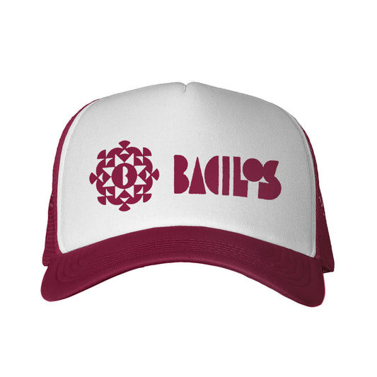 Bacilos - White/Maroon Hat